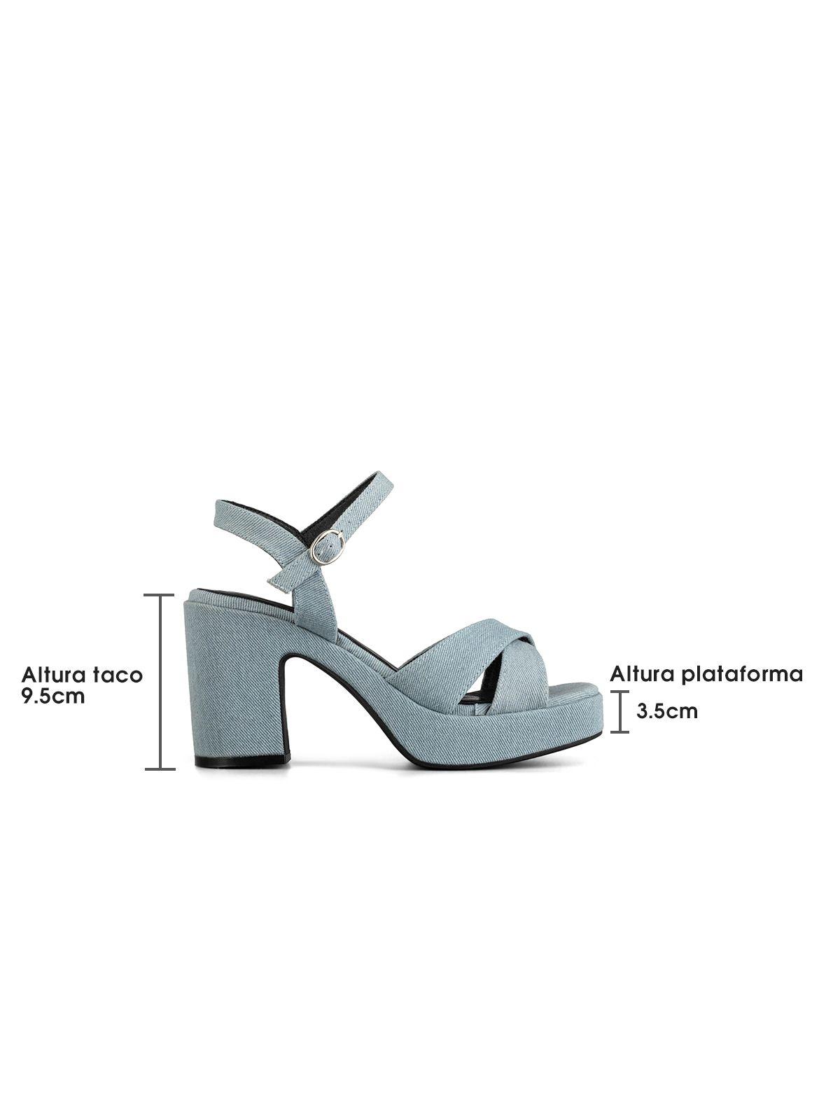 Sandalias Casual Taco Alto Mujer Fiesta Elegante Weide YL86-4