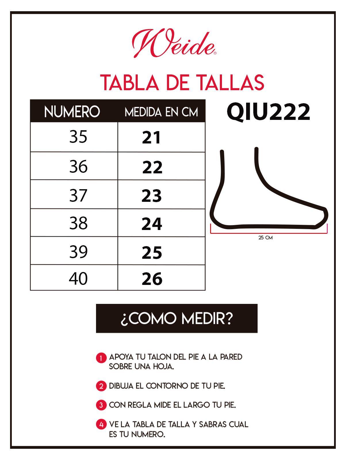 Botin Itzayana Rojo Weide-3