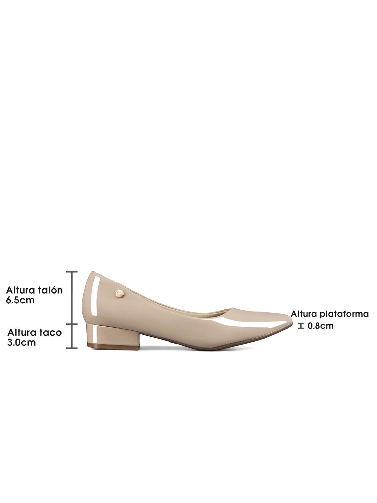 Zapato de Taco Puntiagudo Charol Mujer Weide TFA319-5