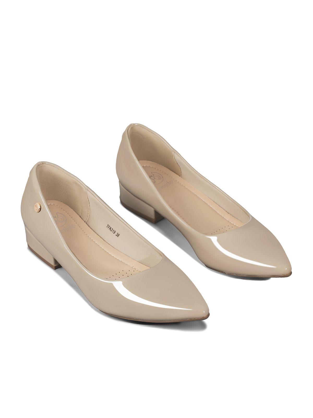 Zapato de Taco Puntiagudo Charol Mujer Weide TFA319-5