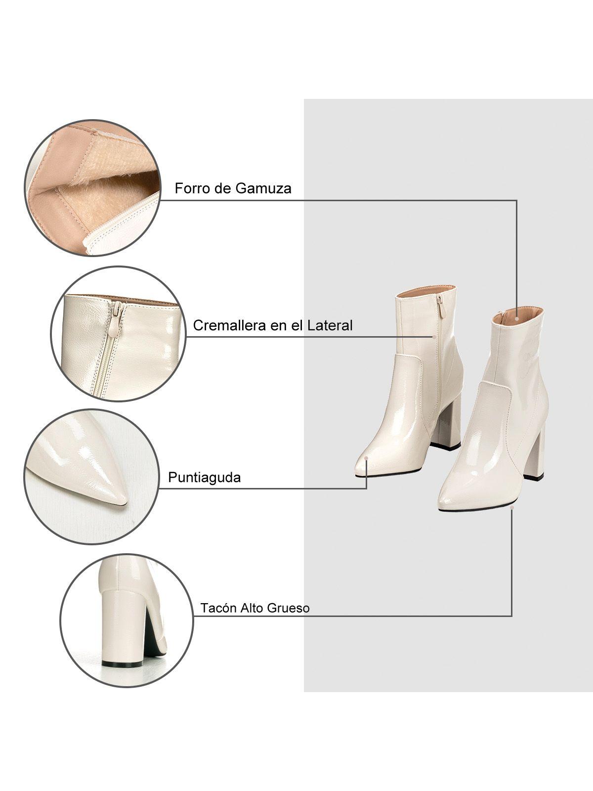 Botin Valentina Blanco Weide-8