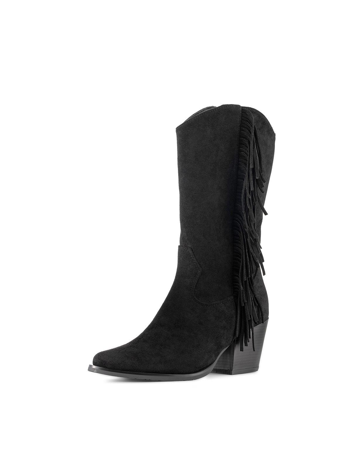 Bota Taco Mujer Outdoor PU Textil Weide HX535-0