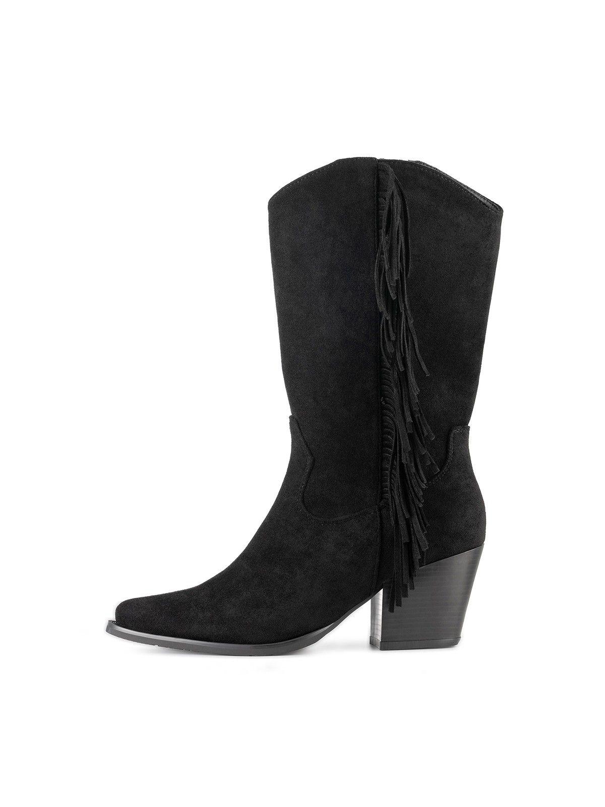 Bota Taco Mujer Outdoor PU Textil Weide HX535-2
