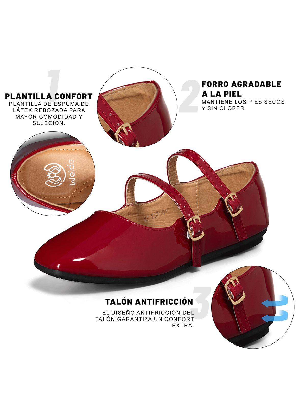 Ballerina Casual Mujer Moda Charol Plano Weide YOU503-7