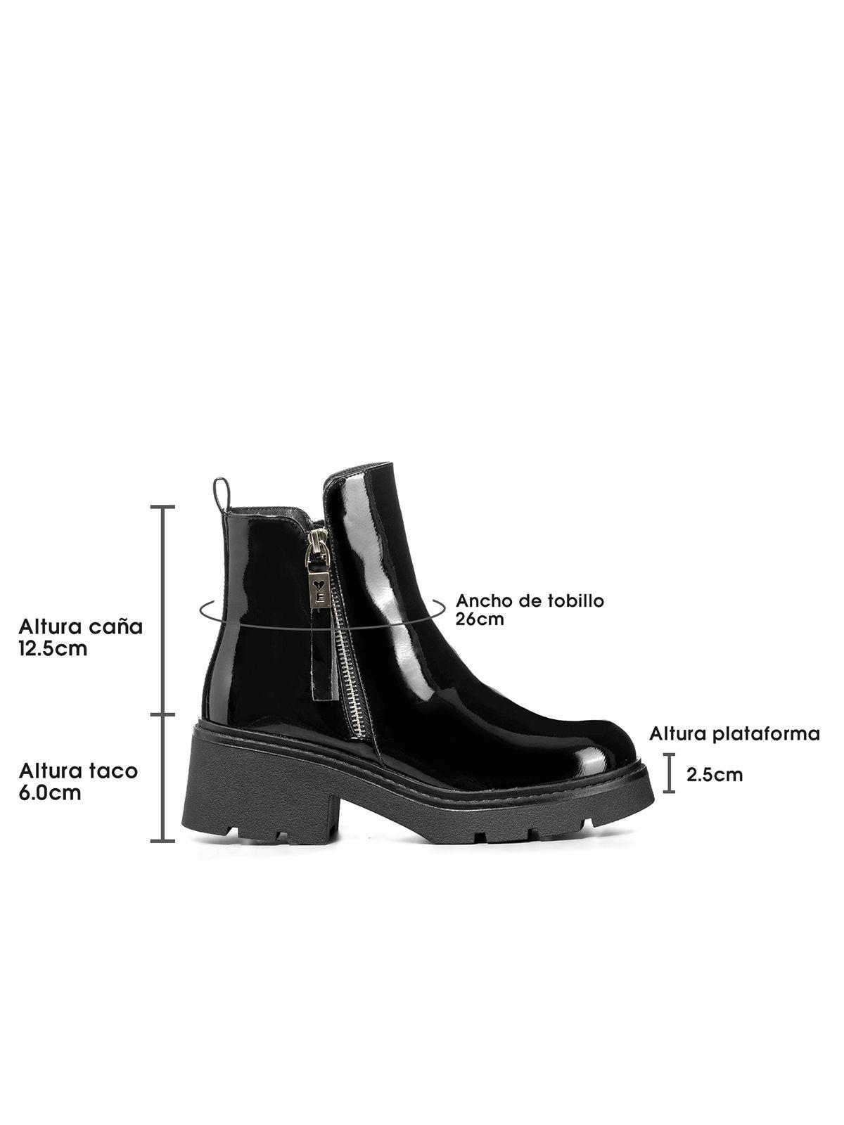 Botin Casual Mujer Eco Cuero Comodo Vintage Weide ZS65B-5
