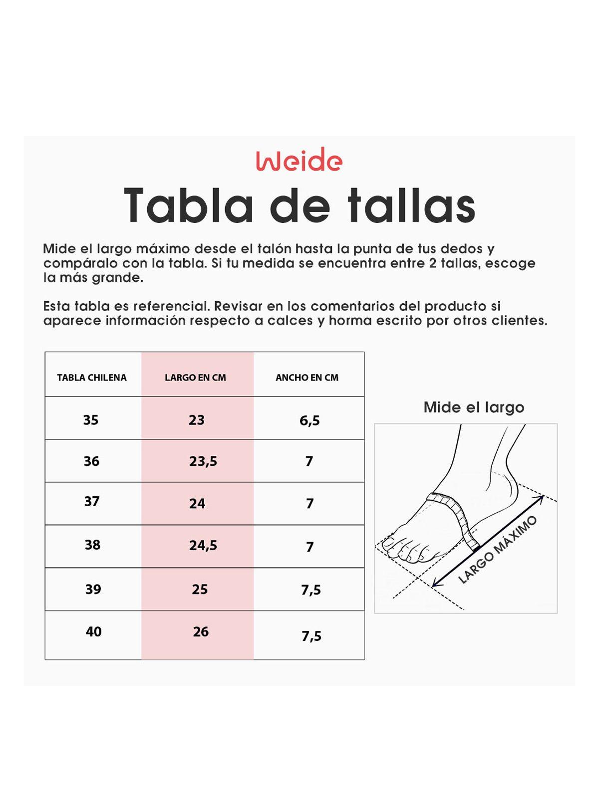 Zapatilla  Mujer Maximiliana Negro Weide-3