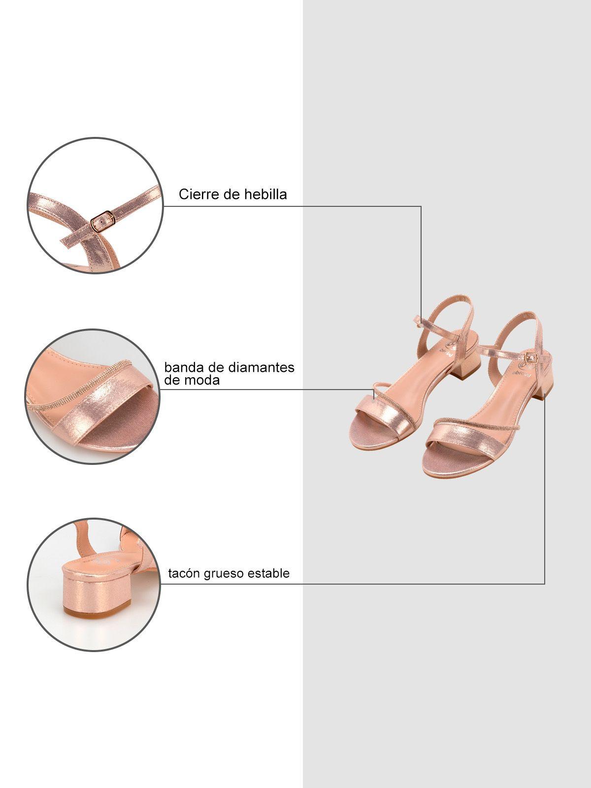 Sandalia Taco Champan Fiesta Mujer Weide YOU220-6