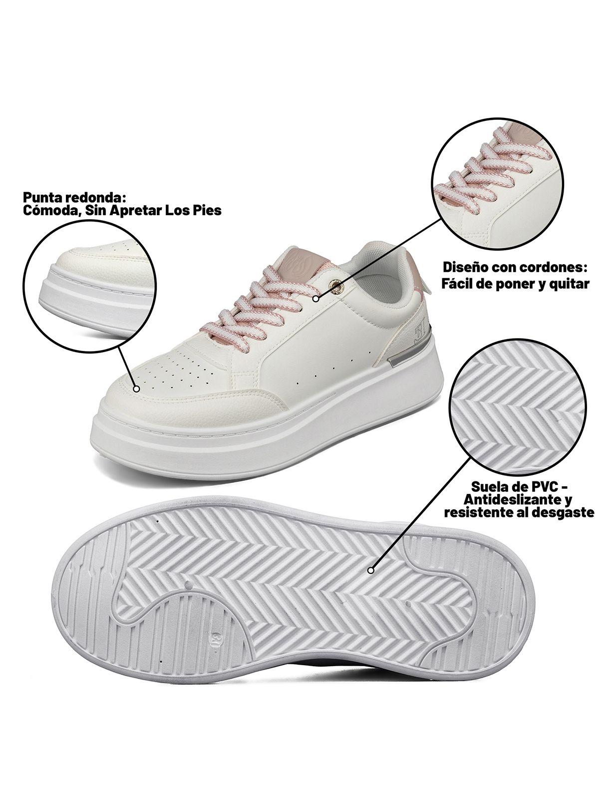 Zapatilla Urbana Casual Plataforma Mujer Weide SS02-7