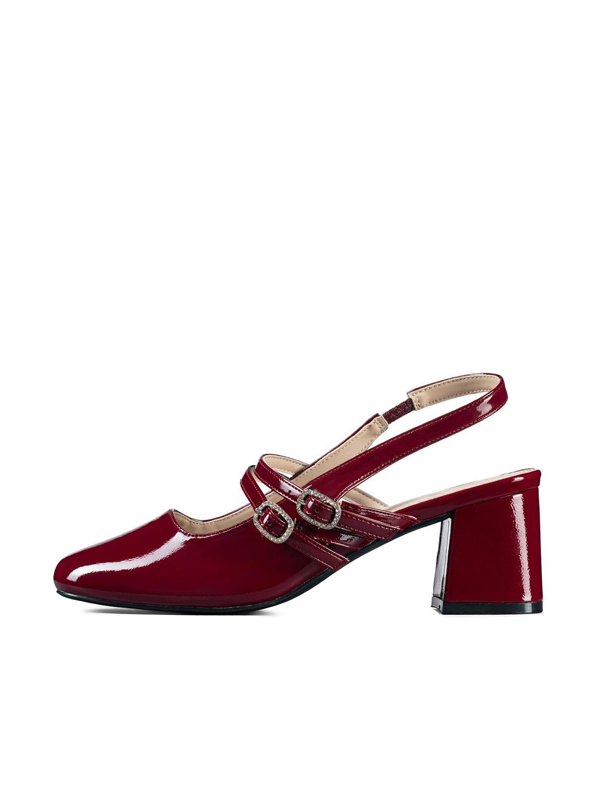 Zapato Taco Talón Descubierto Elegante Mujer Weide YL053-1