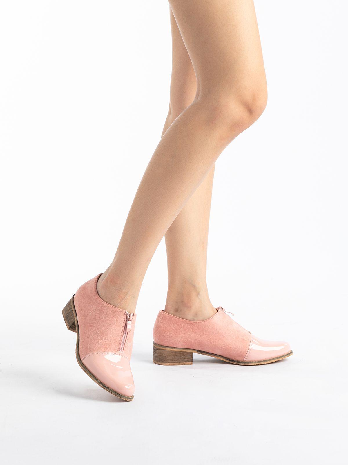 Mocasin Mujer Electra Rosado Weide-1