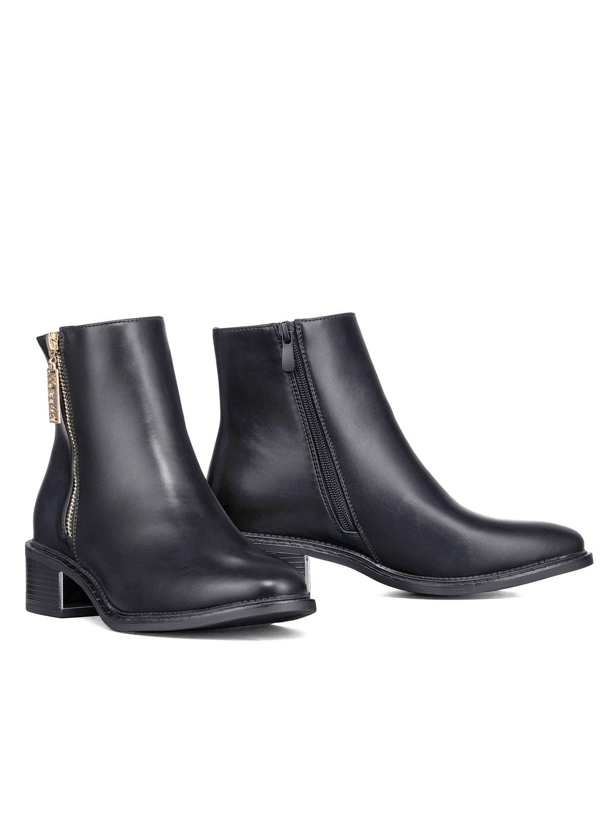 Botin Casual Mujer Eco Cuero Clasico Moda Weide HX508-4