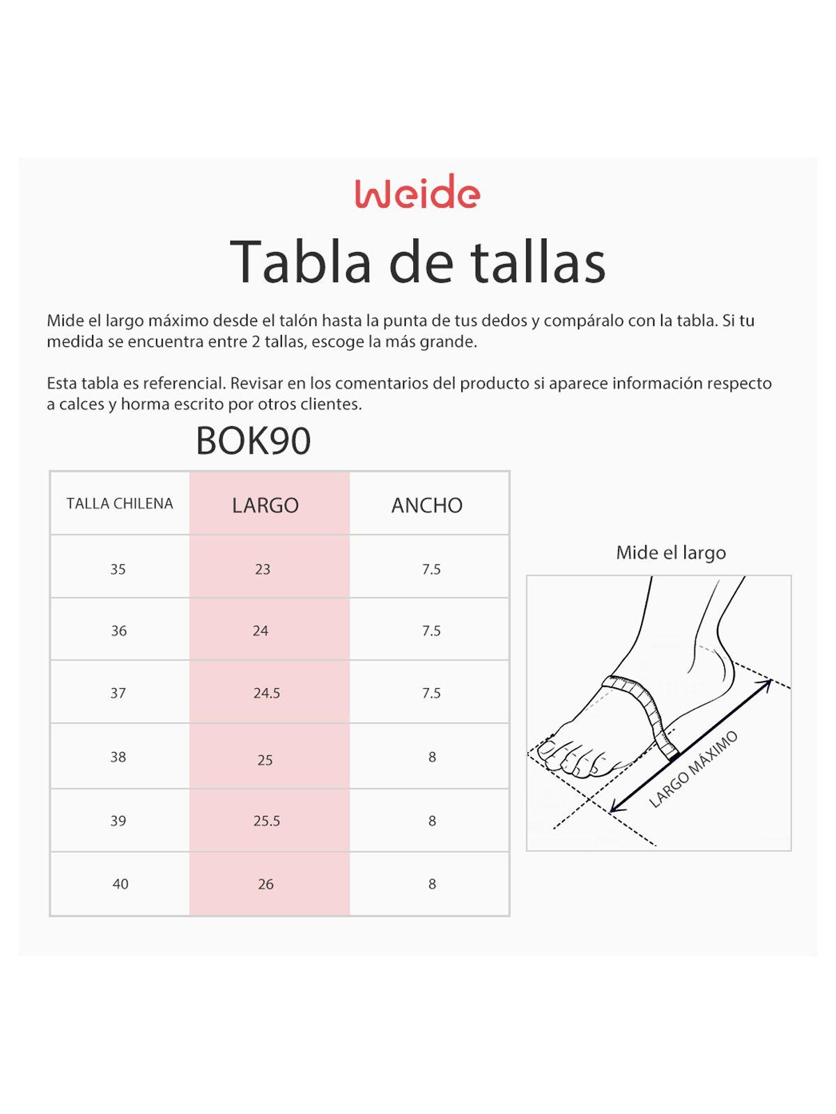 Zapatilla  Mujer Fiorella Durazno Weide-3