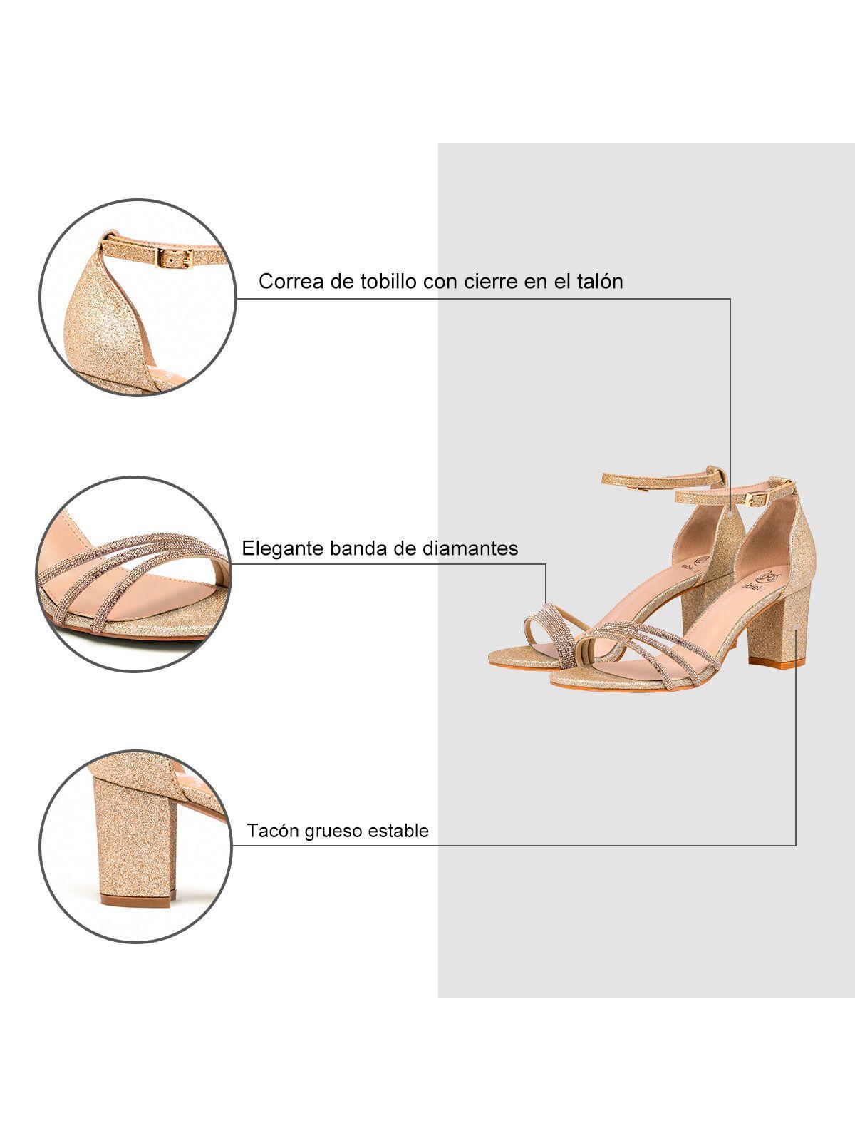 Sandalia Taco Champan Fiesta YOU170 Weide-5