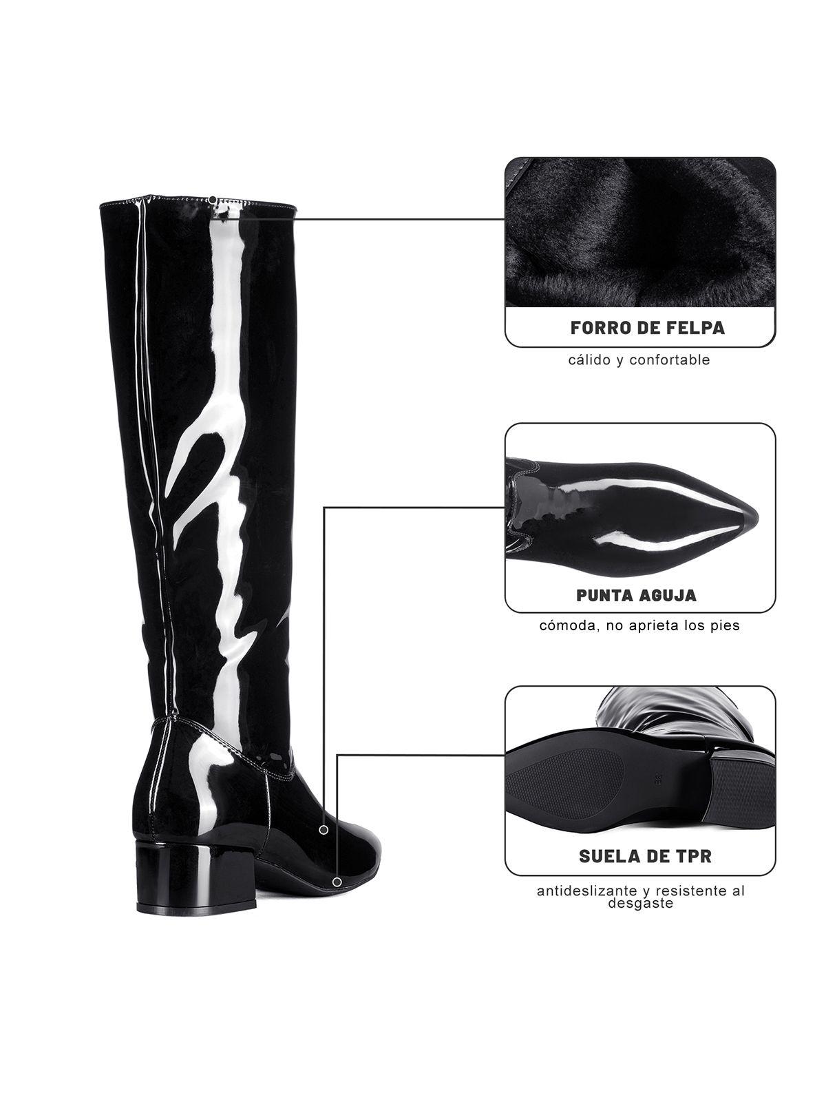 Bota Taco Mujer Casual PU Weide CZY660-9