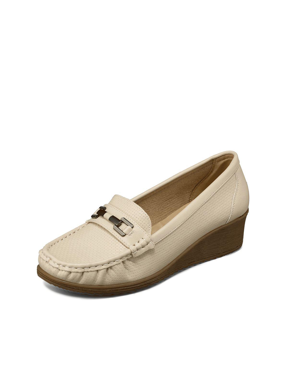 Mocasin Tacon Cuña Clásico Cómodo Casual Mujer Weide JS80-1