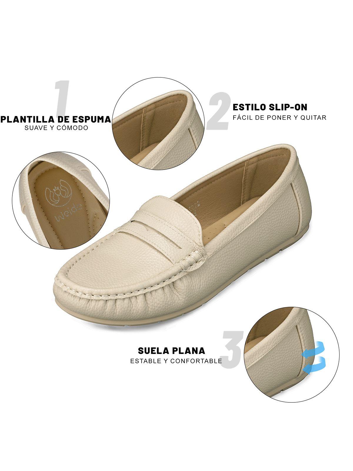 Mocasin Plano Confort Mujer Weide QIU381-5