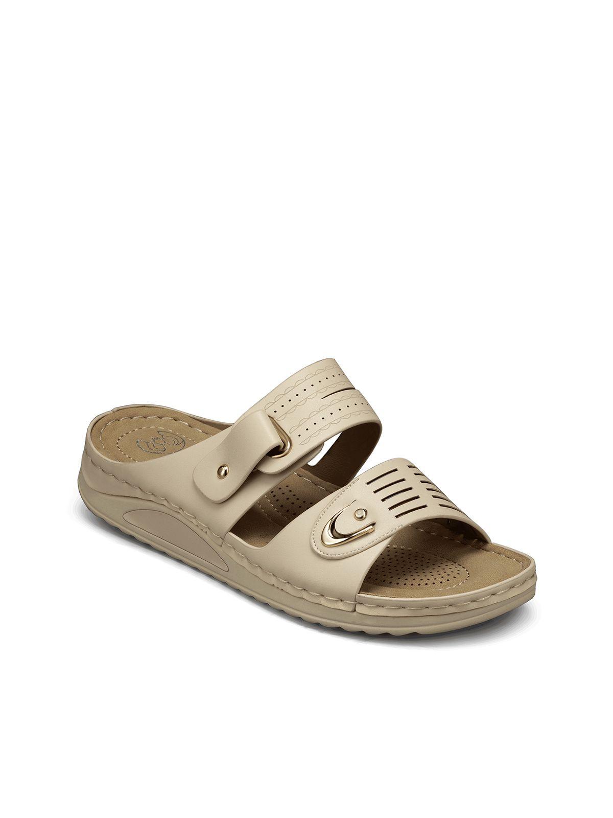 Sandalia Estilo Chala Taco Cuña Casual Mujer Weide Jn722-6