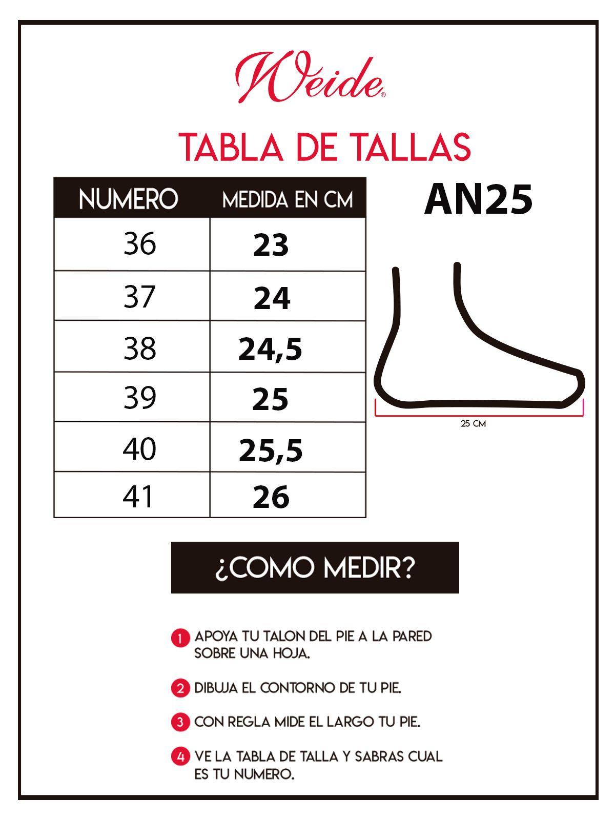 Zapatilla Dede Negro Weide-3