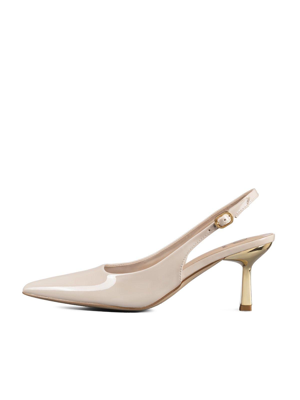 Zapato Taco Alto Talón Abierto Elegante Mujer Weide QIU390-4