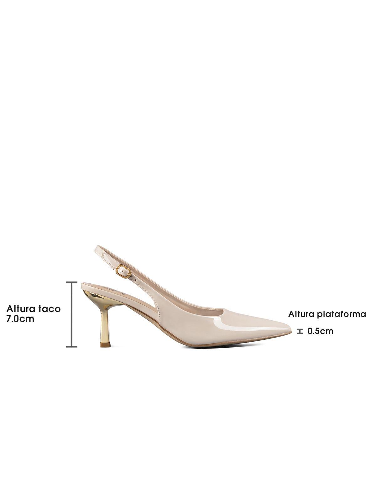 Zapato Taco Alto Talón Abierto Elegante Mujer Weide QIU390-6