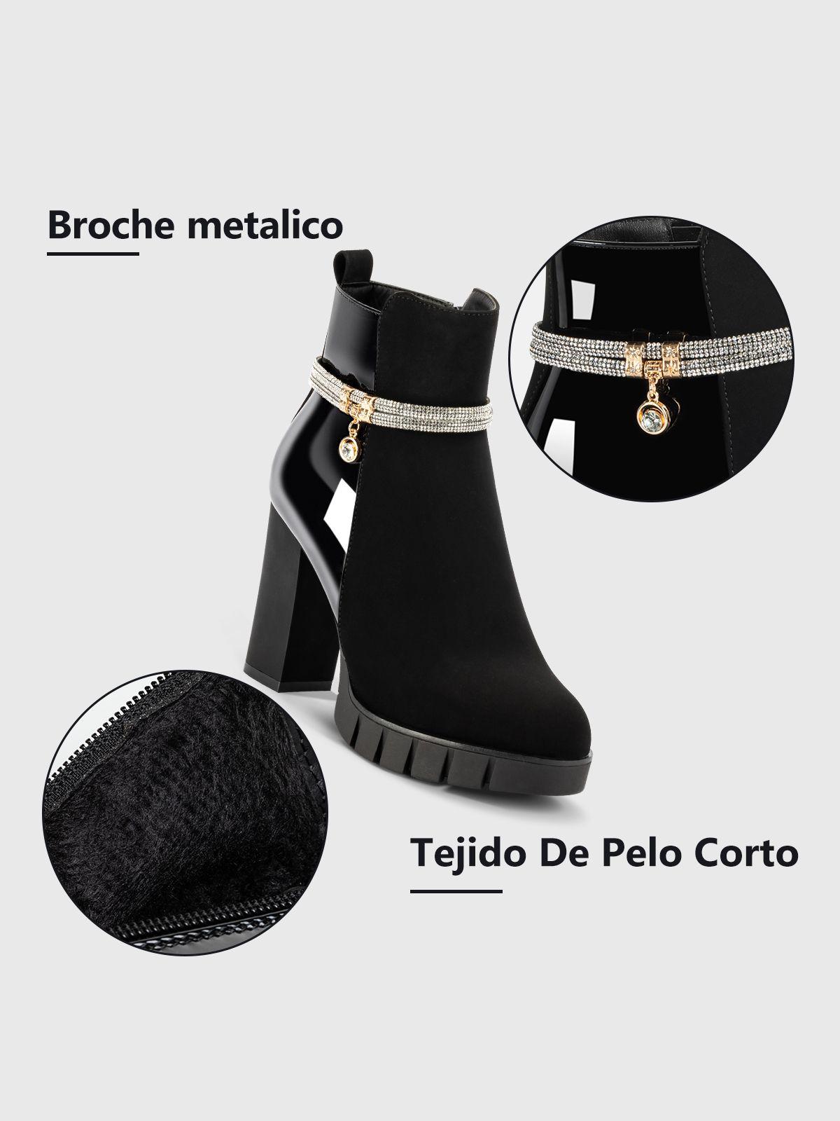 Botin Mujer Zoe Negro Weide-6