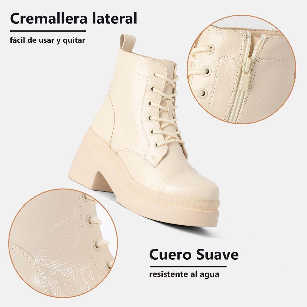 Botín Kayleigh Beige Weide-4