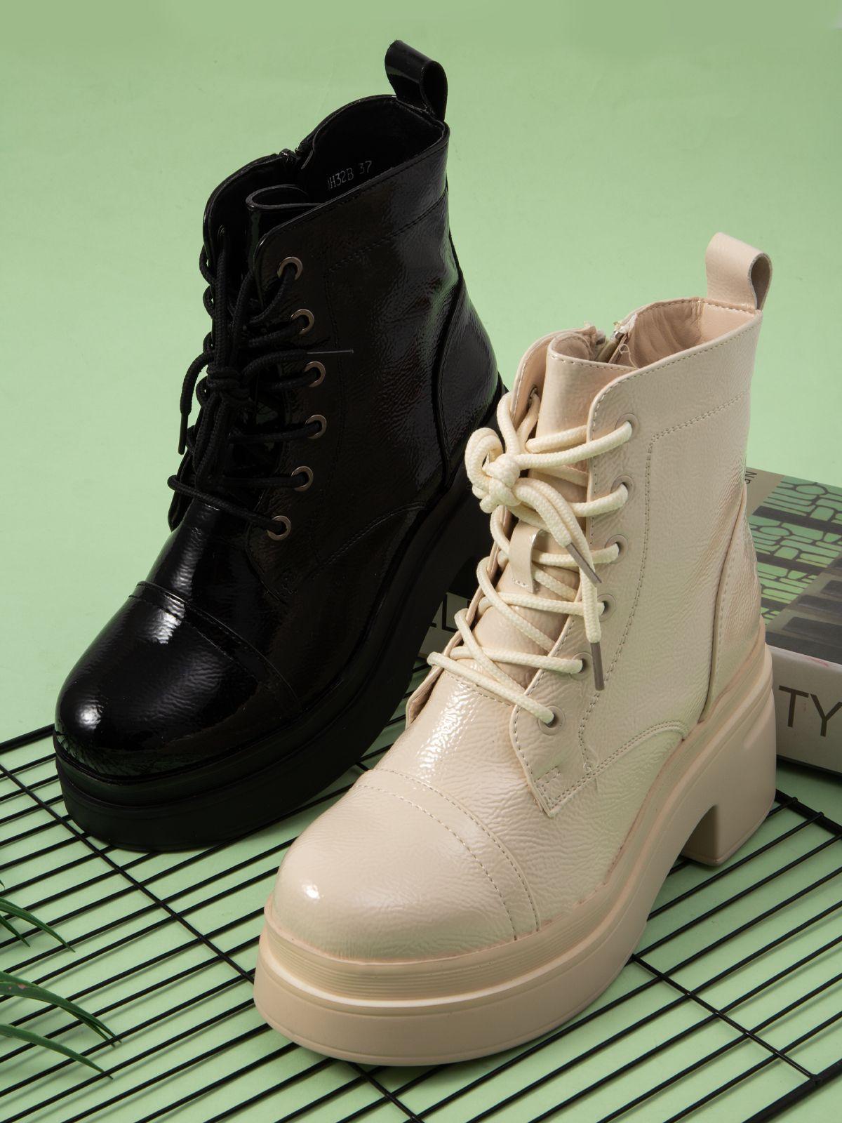 Botín Kayleigh Beige Weide-5