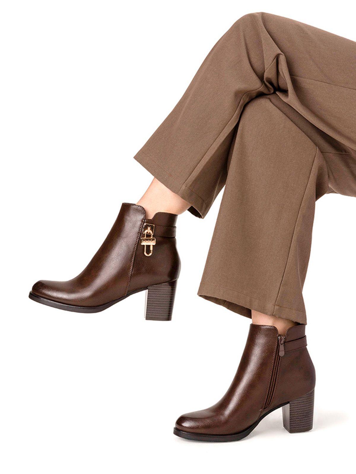 Botin Marron Casual Mujer Weide QBM03-1