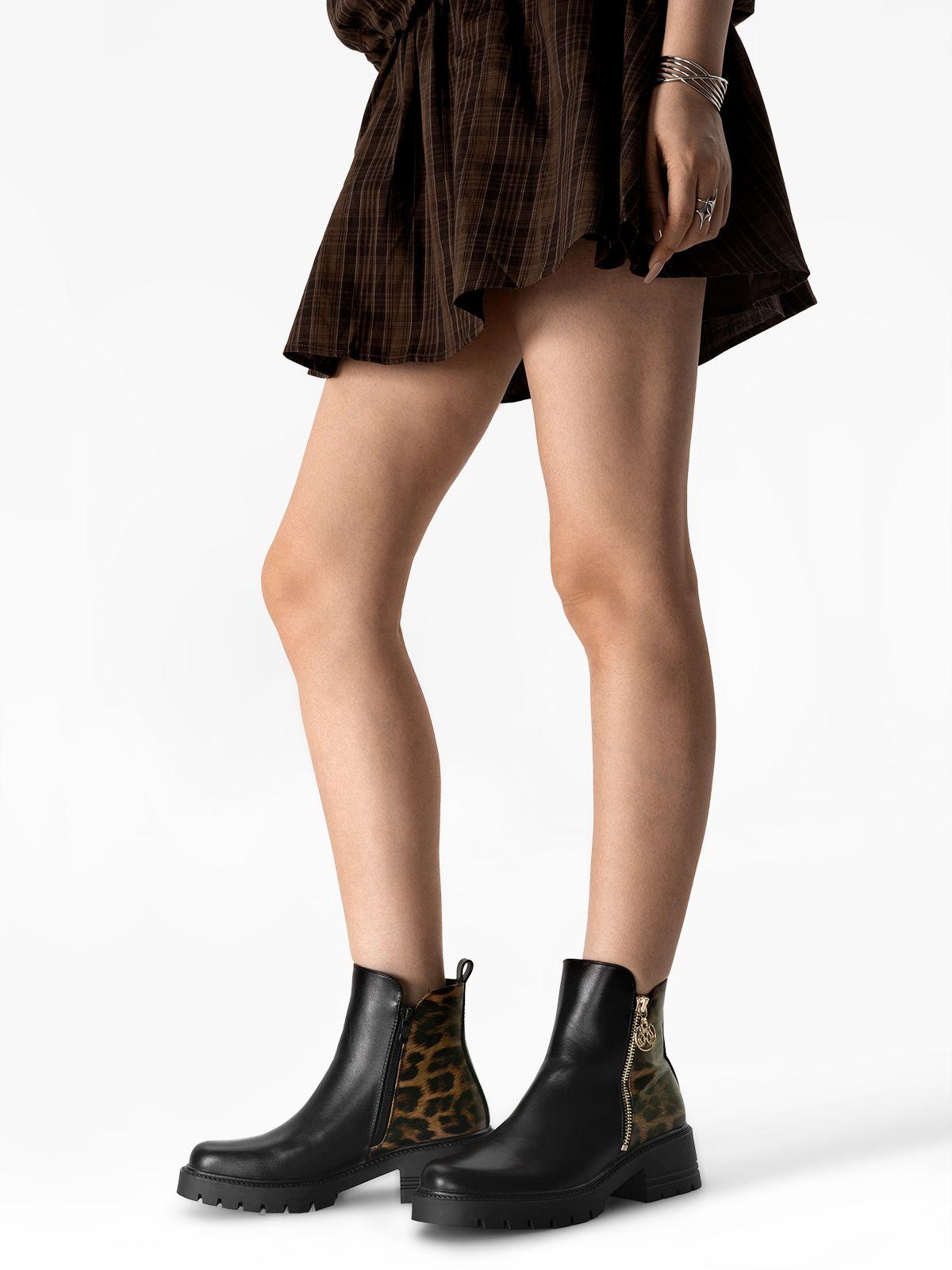 Botín Taco Mujer Casual PU Weide ZS85-1