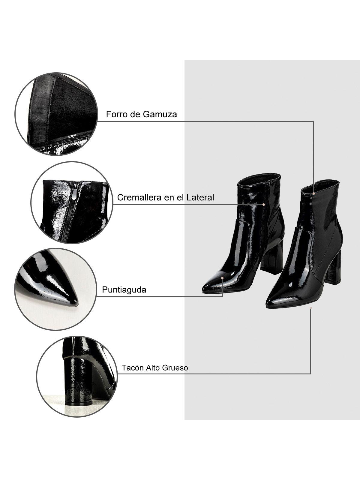 Botin Valentina RQ59  Negro Weide-7