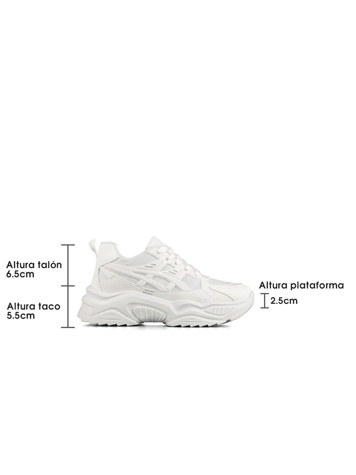 Zapatilla Deportiva Casual Mujer Moda Plataforma Weide LT612-4