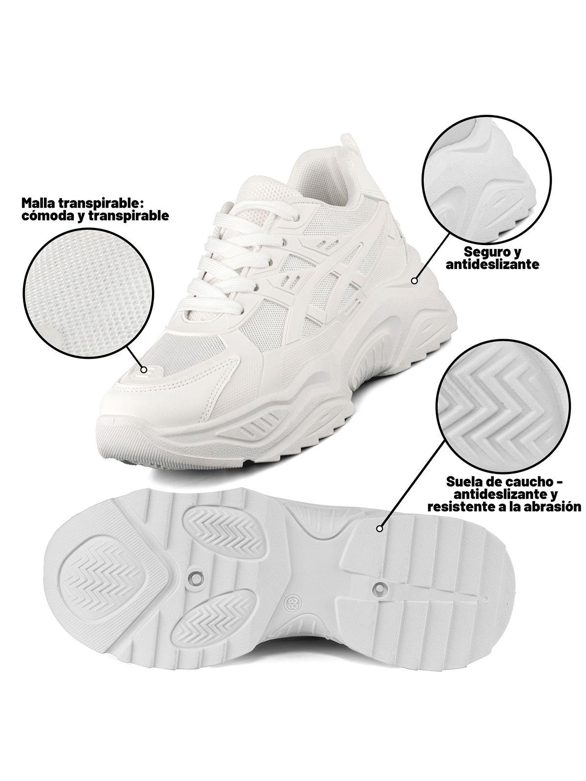 Zapatilla Deportiva Casual Mujer Moda Plataforma Weide LT612-7