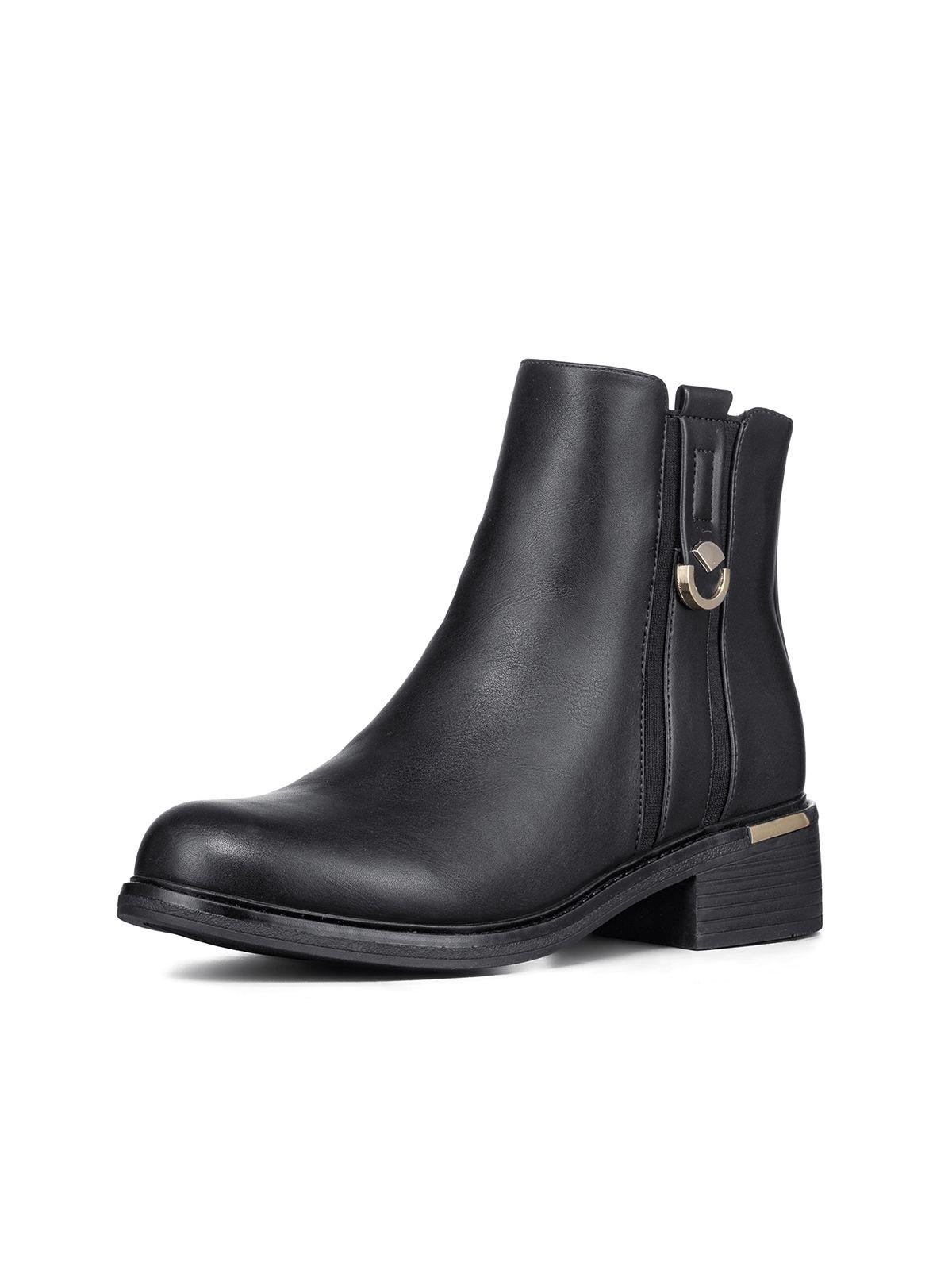 Botin Casual Mujer Eco Cuero Clasico Comodo Weide HX509-0