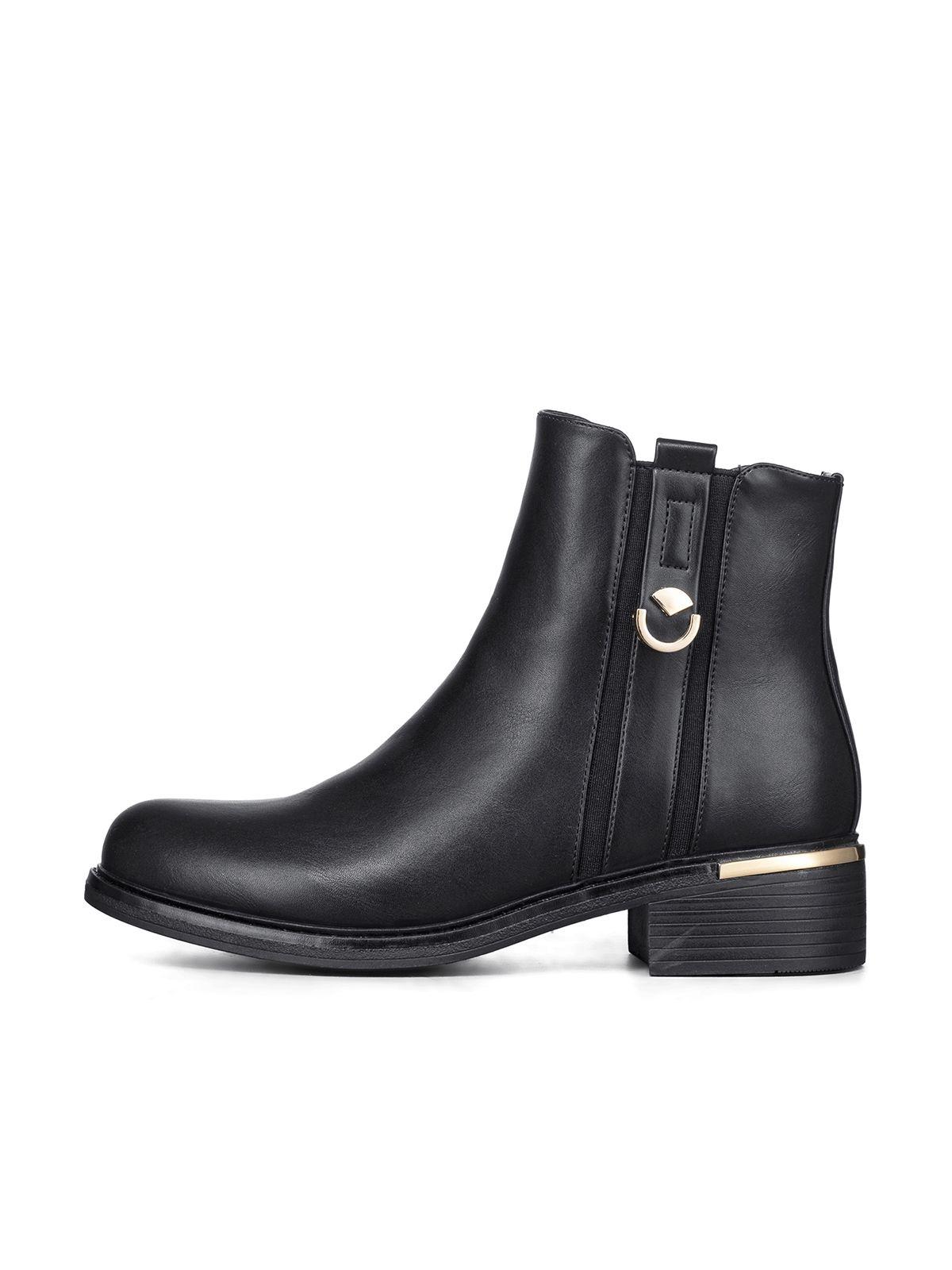 Botin Casual Mujer Eco Cuero Clasico Comodo Weide HX509-3