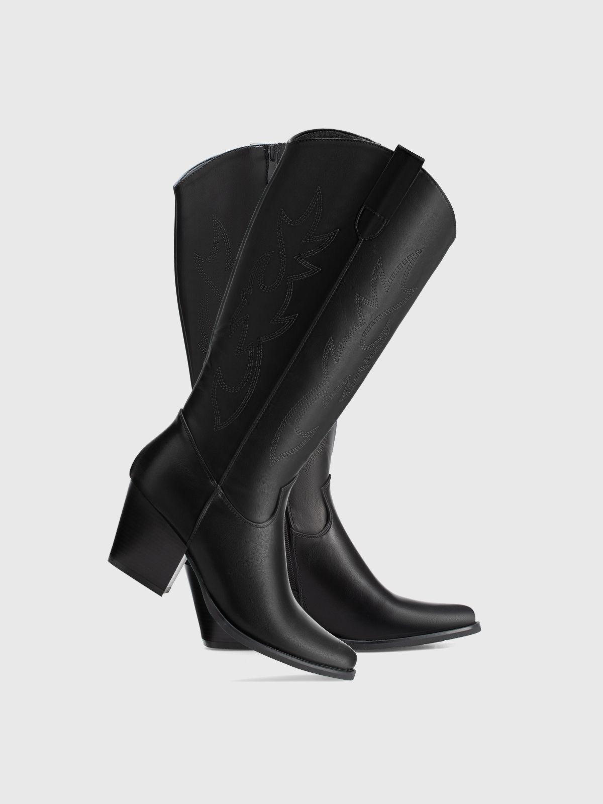 Bota Mujer Cecilia Negro Weide-4