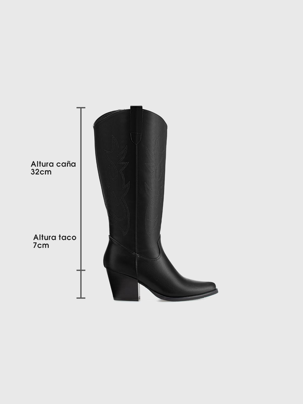 Bota Mujer Cecilia Negro Weide-5