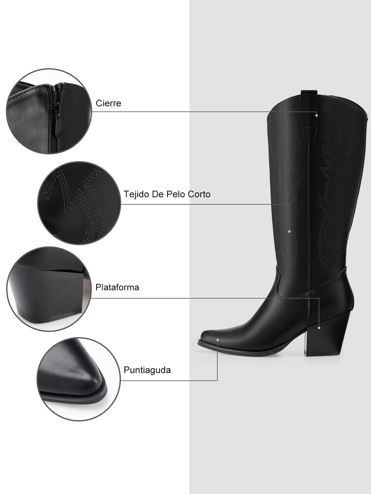 Bota Mujer Cecilia Negro Weide-6