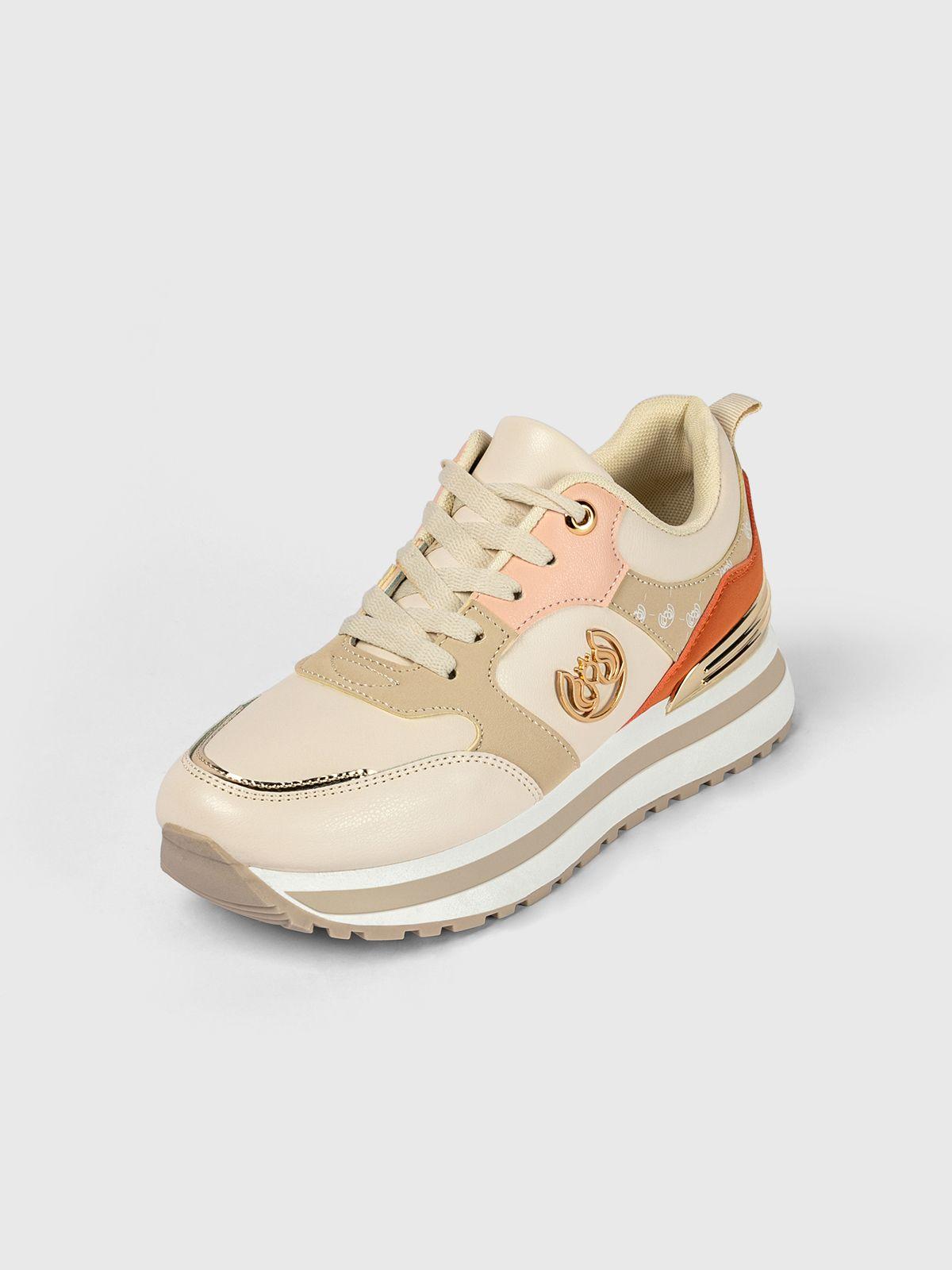 Zapatilla  Mujer Nicol Beige Weide-0
