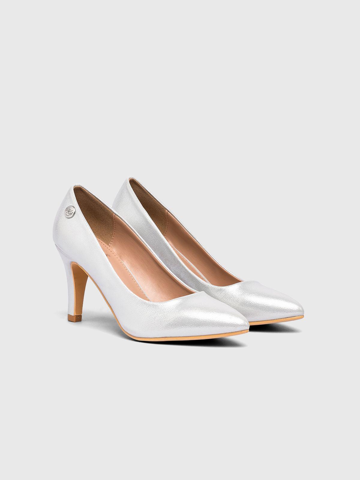 Zapato Fiesta Mujer Marlene Plateado Weide-4