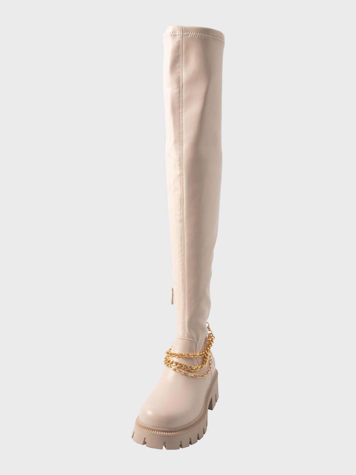 Bota Alanna Beige Weide-0