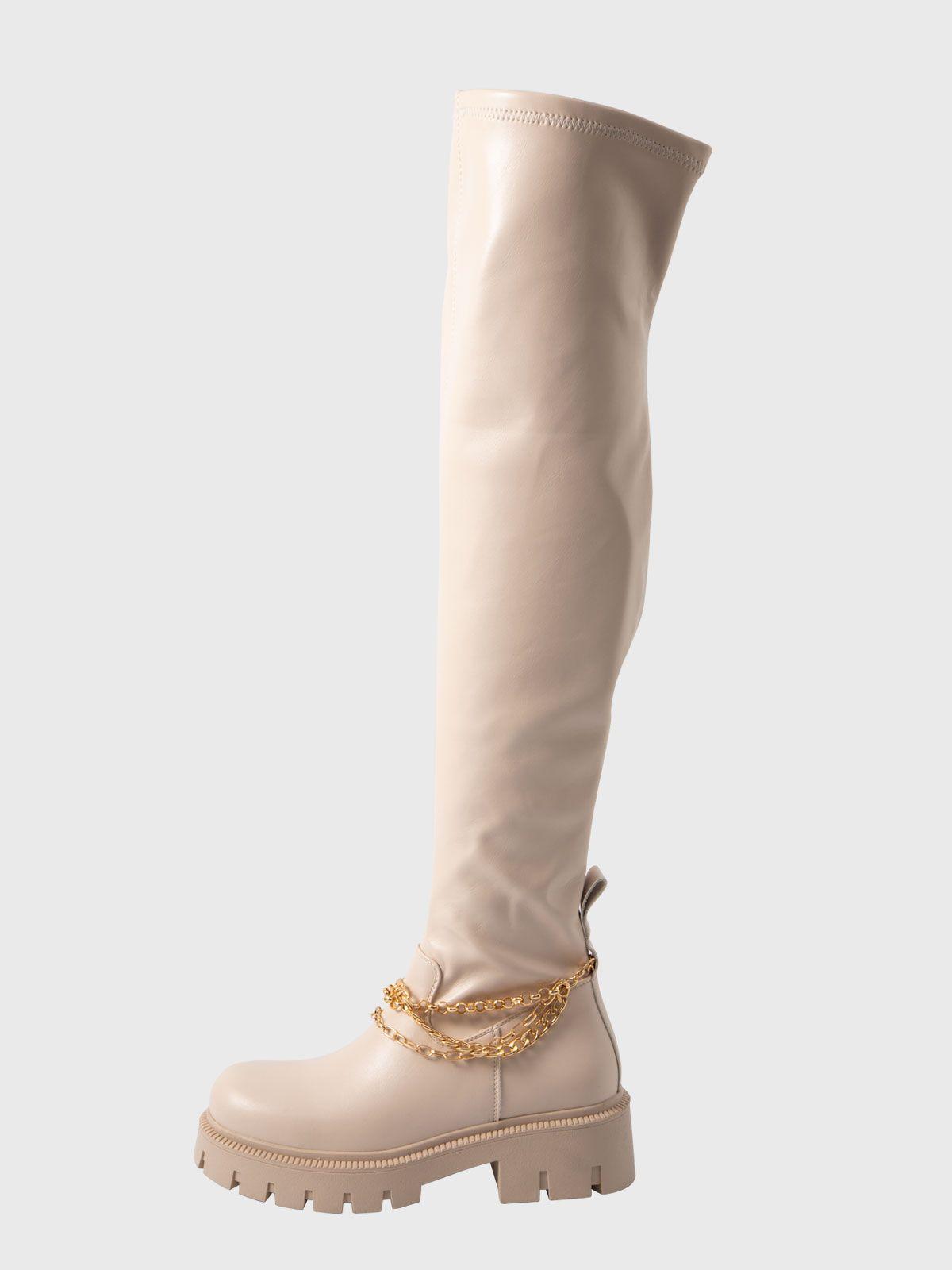 Bota Alanna Beige Weide-1
