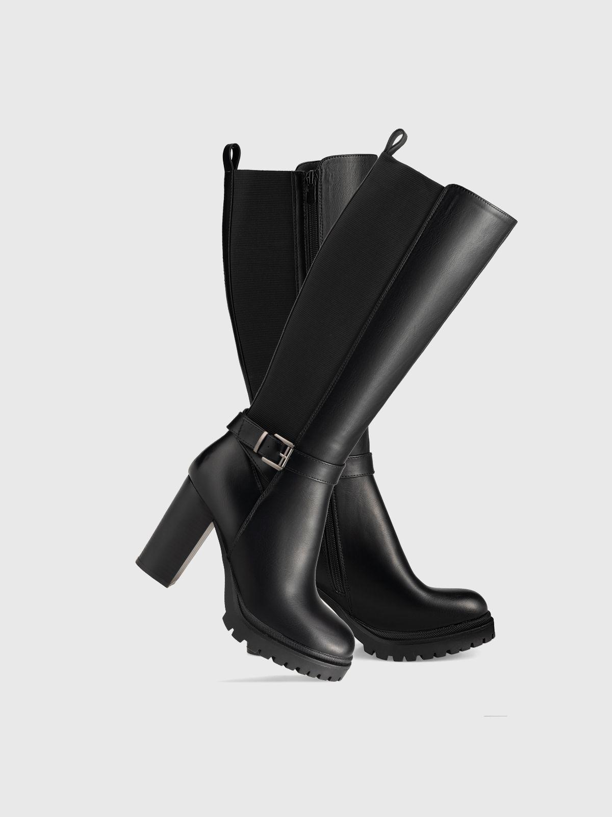 Bota Mujer Leyre Negro Weide-4