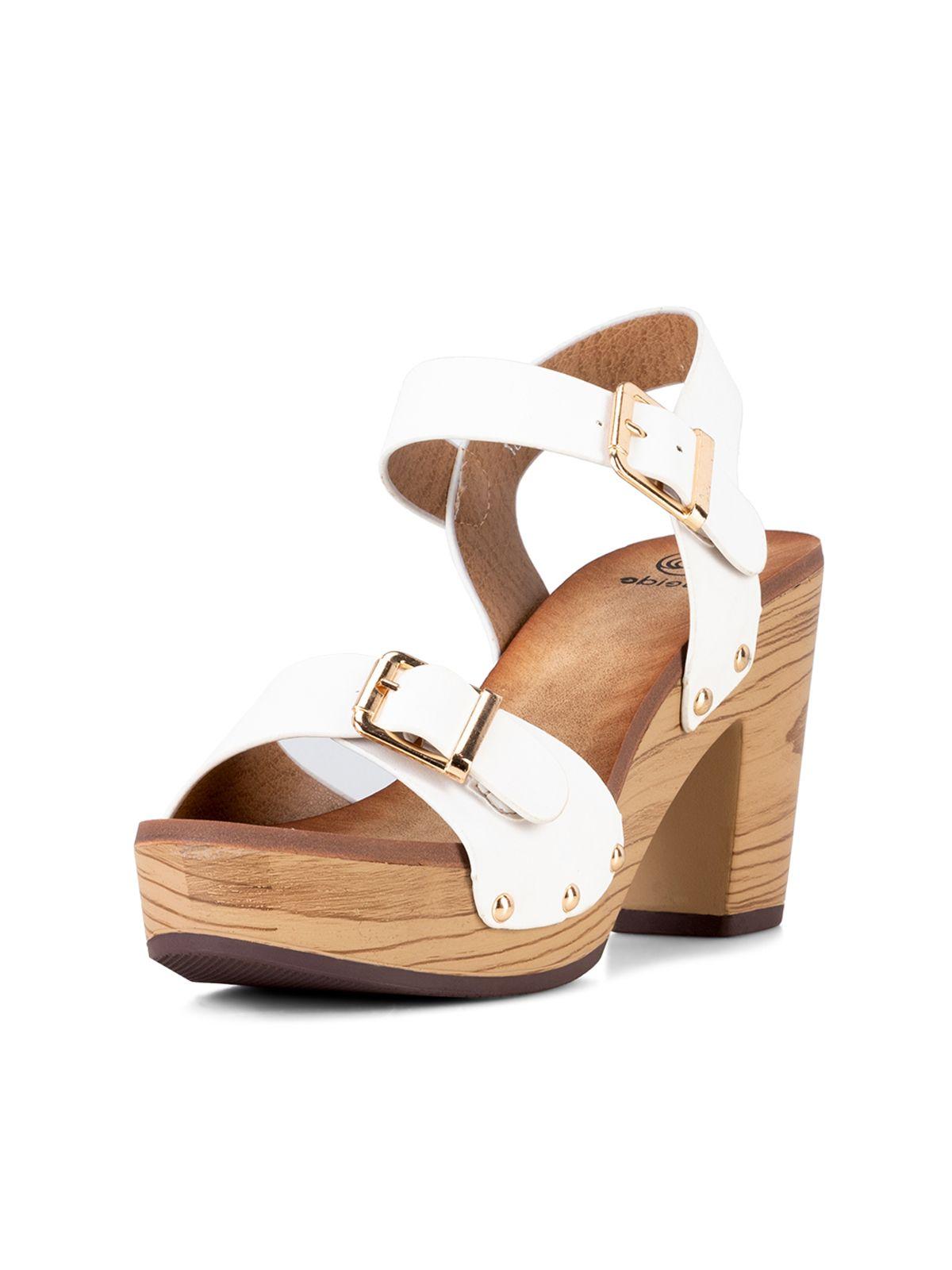 Sandalia Plataforma Blanco Casual JS58 Weide-0