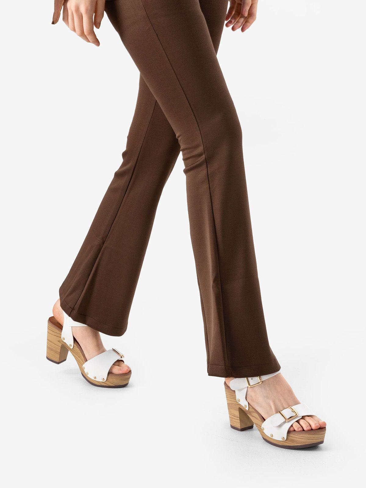 Sandalia Plataforma Blanco Casual JS58 Weide-1