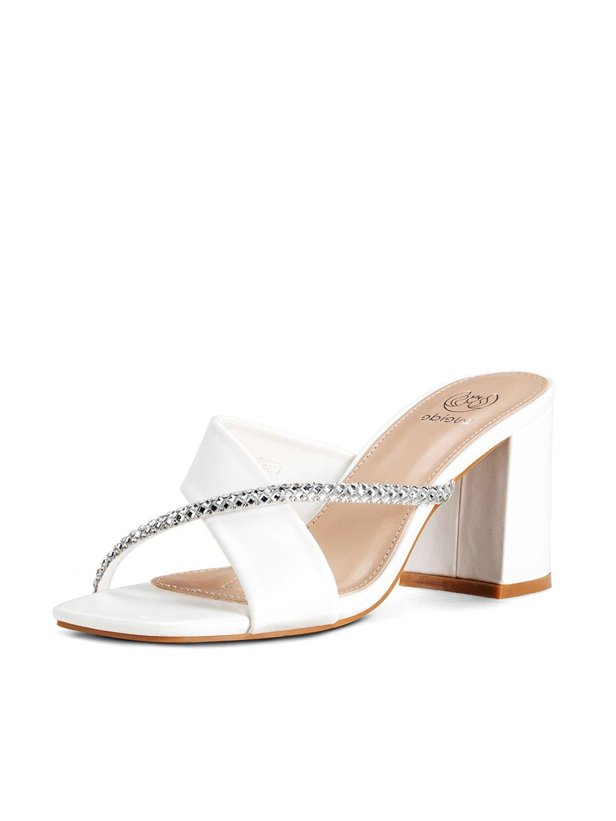 Sandalia Taco  Blanco Fiesta GH92 Weide-0