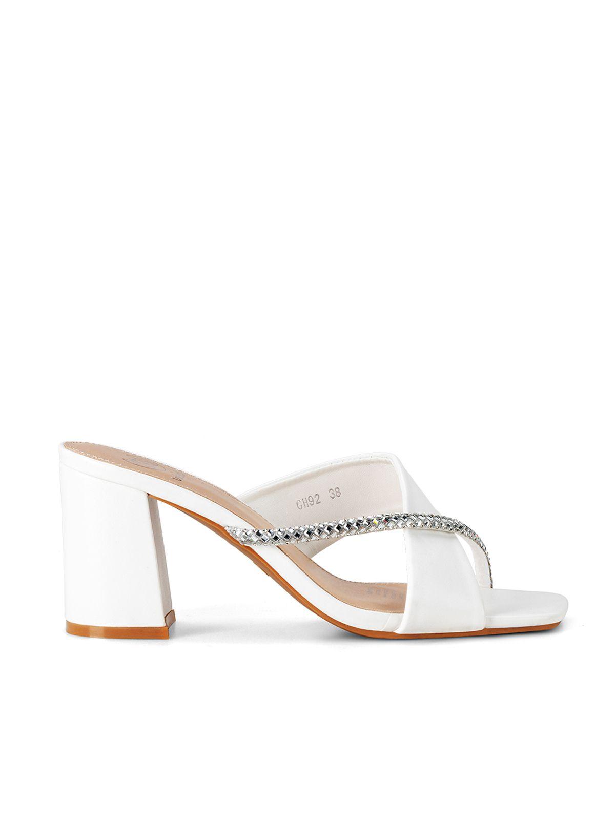 Sandalia Taco  Blanco Fiesta GH92 Weide-1