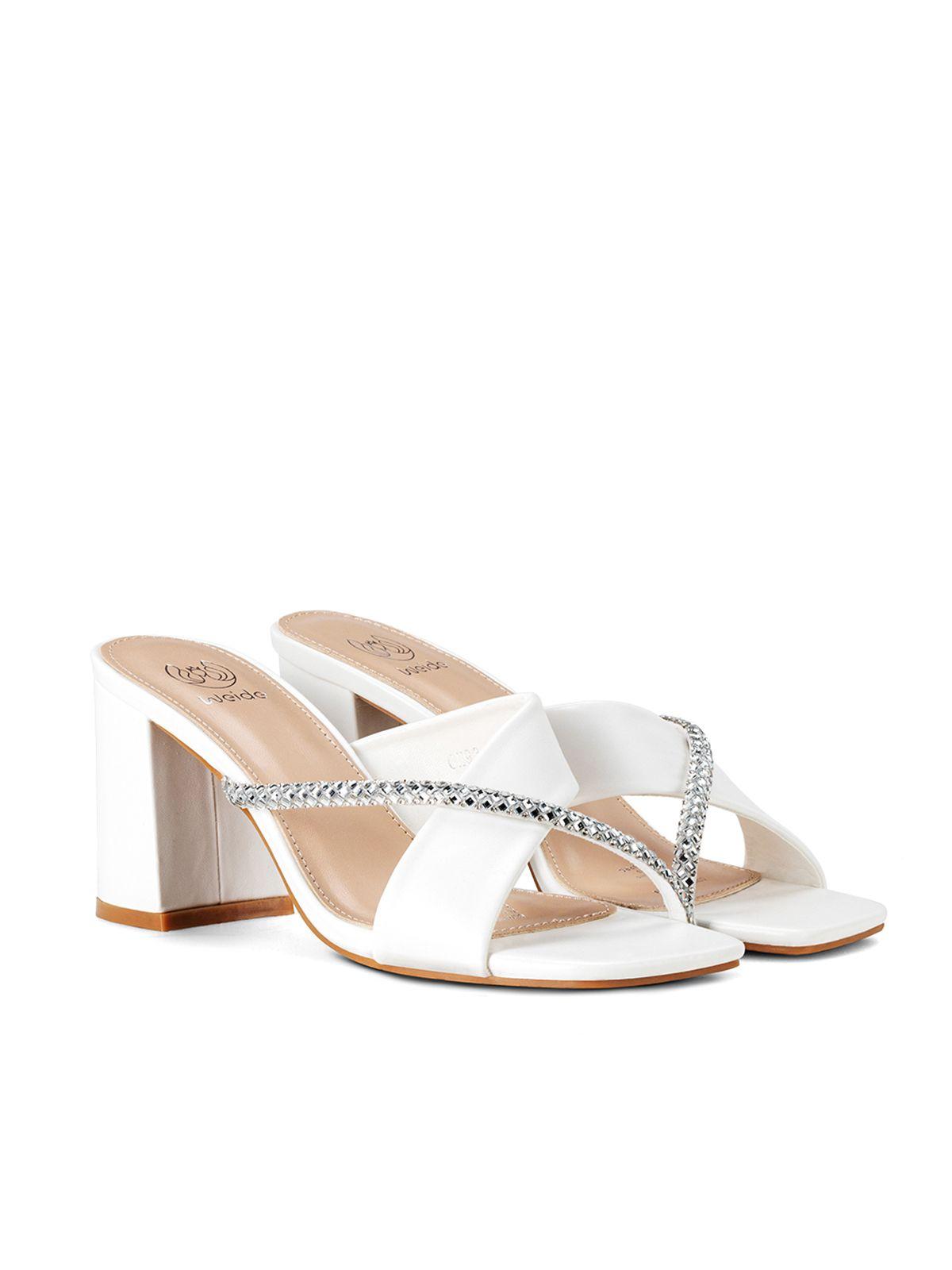 Sandalia Taco  Blanco Fiesta GH92 Weide-2