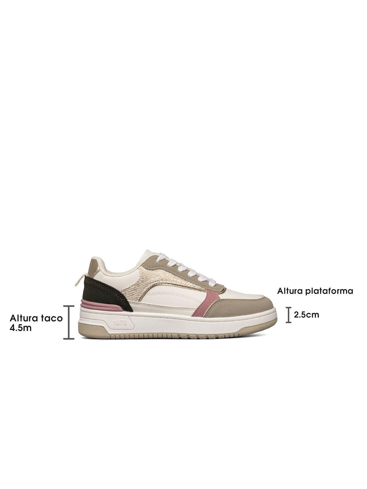 Zapatilla Urbana Casual Plataforma Mujer Weide SS03-3