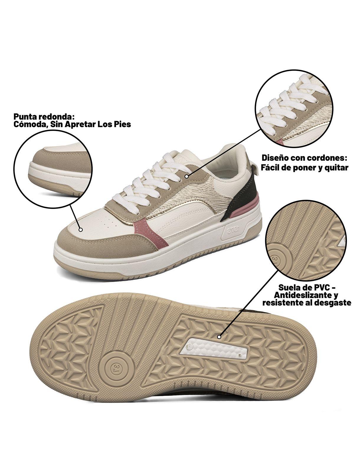 Zapatilla Urbana Casual Plataforma Mujer Weide SS03-4