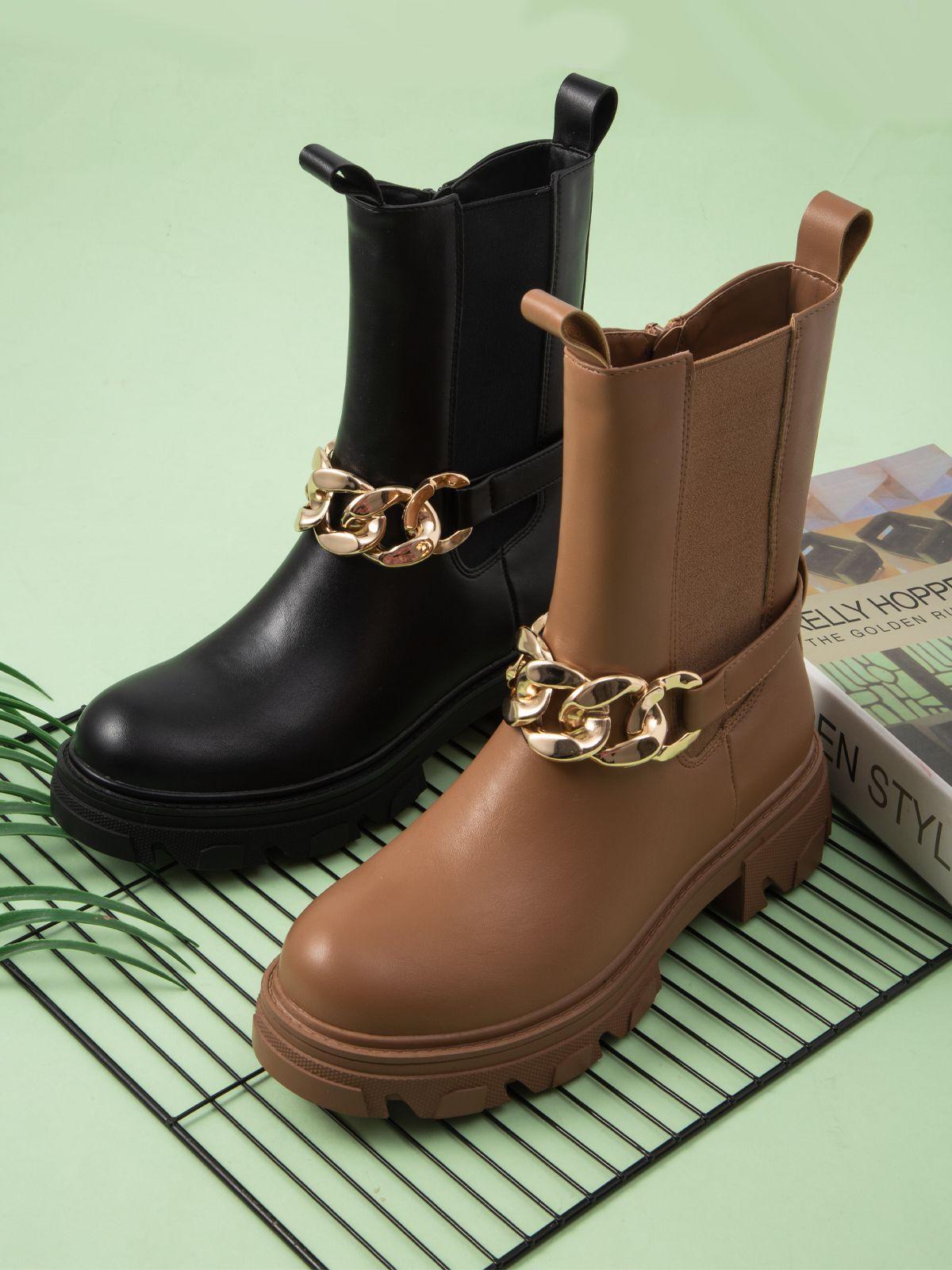Botin Arisbeth Negro Weide-4